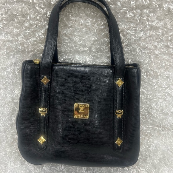 MCM Vintage Leather Handle Bag